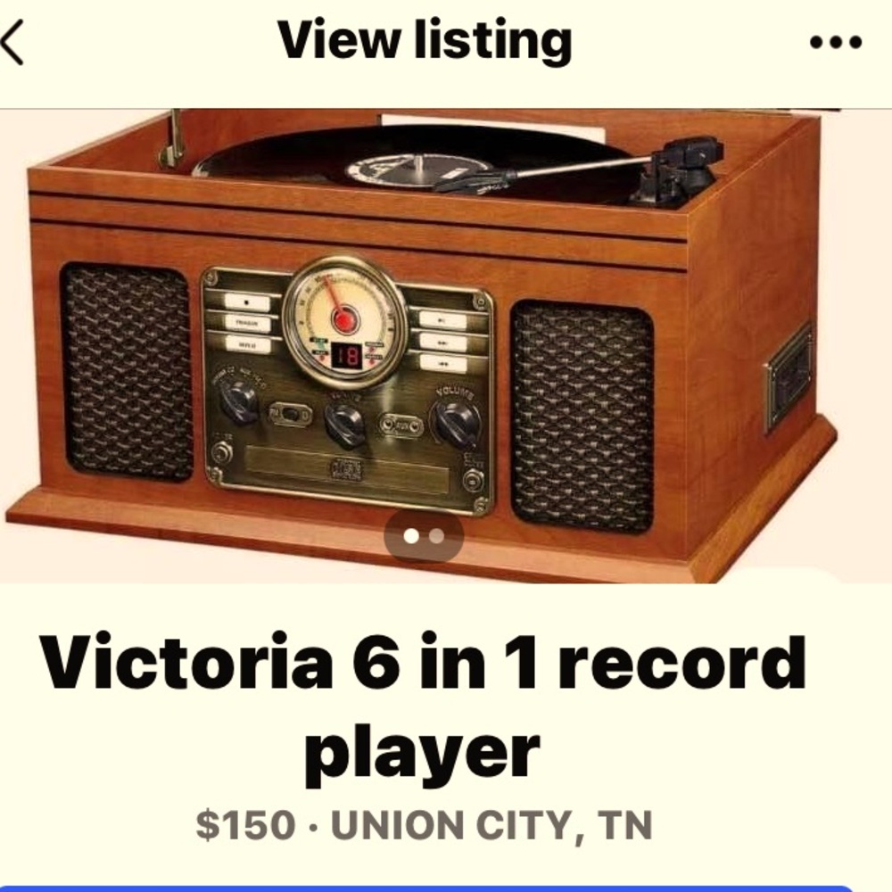 6 in 1 turntable stereo and more!